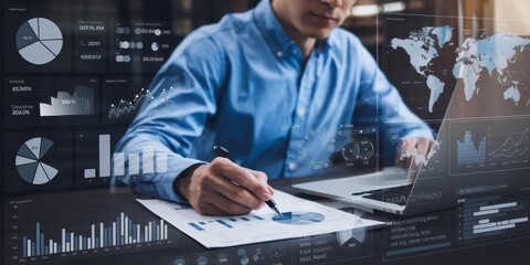 Analytical Business Intelligence Displaying Industry Insights