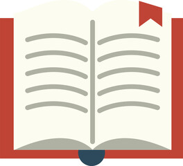 Open Book Teacher Day School Theme Vector Element