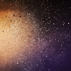 Obraz premium glimmering gold and purple glitter background for creative use