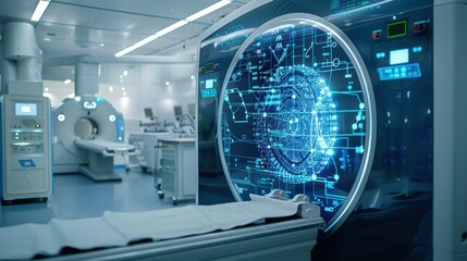 Nano technology and medical scanners exploring innovation in clinical settings and visual arts