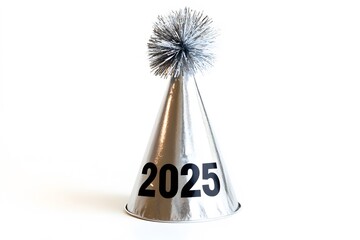Celebrate 2025: Making a New Year's Party Hat with Silver Sparkle and Festive Cheer