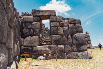 huge stone walls of the Sacsayhuaman fortress