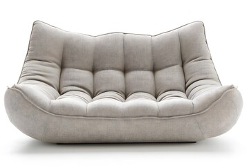 Relaxing Modern Sofa Design: Plush Cushions, Comfortable Seating, Elegant Neutral Fabric Upholstery for Living Room Decor.