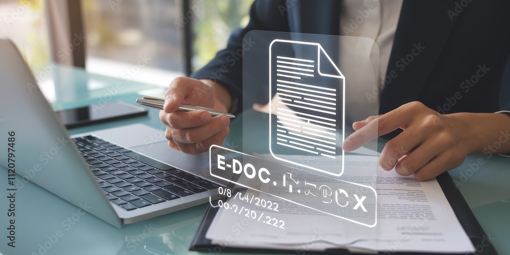 Poster paperless document management: the future of efficient business operations