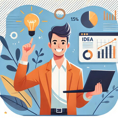 business person with concept