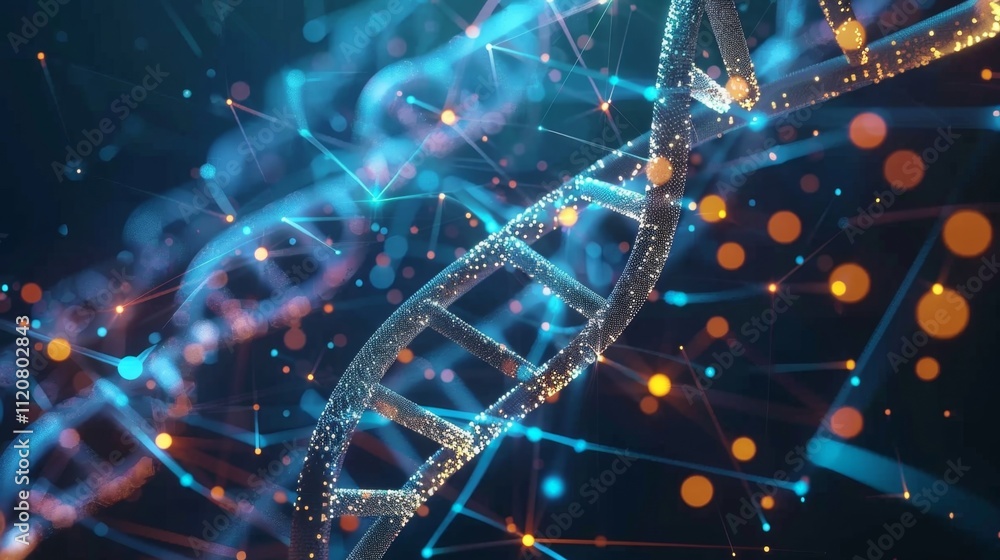 Poster in the landscape of digital currency this dna helix stands tall as a symbol of the underlying code t