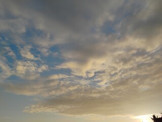 clouds at sunset