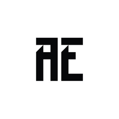 Fototapeta premium HE monogram logo design letter text name symbol monochrome logotype alphabet character simple logo