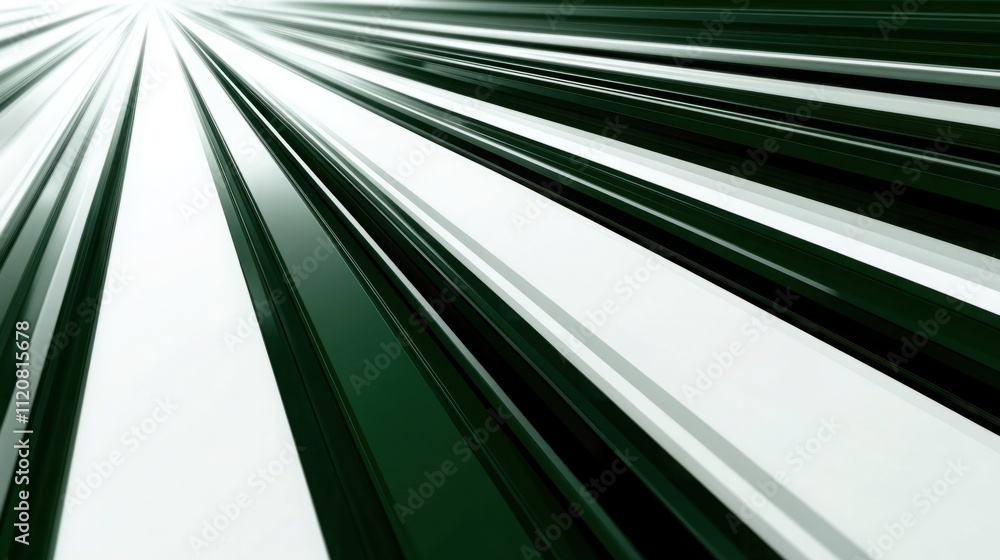 Aufkleber abstract background with dynamic stripes in green and white, evoking movement and energy in a modern