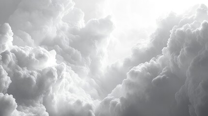 Soft Wispy Light Blue Clouds: A Calming Abstract Springtime Texture