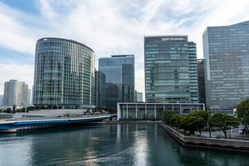 神奈川県　横浜新港の風景