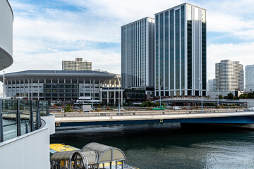神奈川県　横浜新港の風景