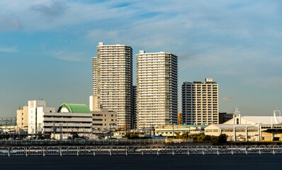 神奈川県　横浜新港の風景