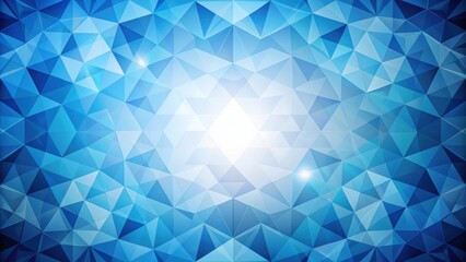 Obraz premium Geometric abstract in shades of blue , abstract, geometric, shapes, patterns, design, vibrant, colorful, contemporary, art