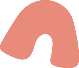 Set of Hand-drawn various shapes and doodle objects. Abstract contemporary modern trendy