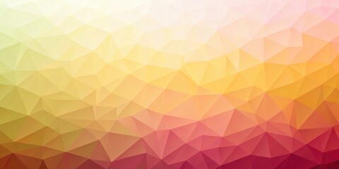 Fototapeta premium Light yellow pink gradient polygonal geometric surface, polygonal, geometric,surface, abstract, pastel, colors, gradient, light