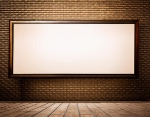 Vintage Old Frame Board Advertising in Hall