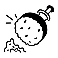 Polvoron icon in hand drawn style 
