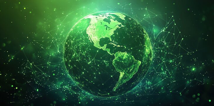 Green logistic or Sustainable transport. Sustainable global transport. images