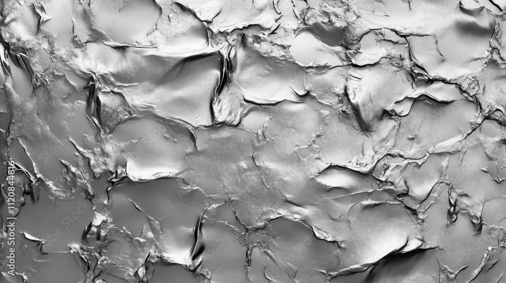 Poster abstract gray texture resembling molten lead with intricate surface details for backgrounds and digi