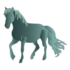 Obraz premium Horse Vector Illustration and Drawing