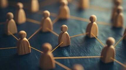 Connecting candidates in a digital recruitment network focusing on hiring and human resource management for team building and career advancement