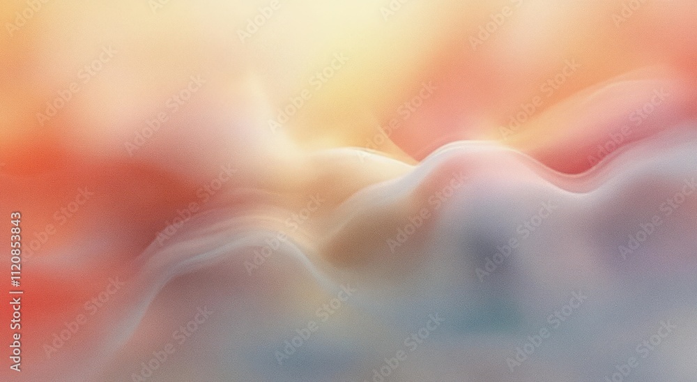 Poster pastel gradient abstract background with soft focus dreamy texture and grainy noise for modern art a