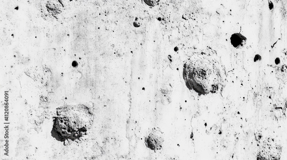 Aufkleber Textured grunge concrete surface with bumpy spots and imperfections for design and background use