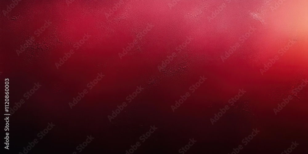 Aufkleber deep crimson gradient abstract background with soft lighting warm atmosphere texture