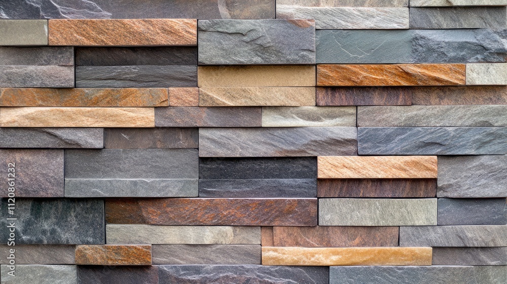 Poster granite stone wall texture background showcasing a mix of natural earthy tones and patterns ideal fo