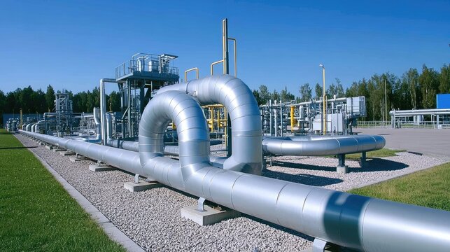 Natural gas and crude oil pipeline installation for efficient fuel transportation in residential and commercial sectors within the petrochemical industry