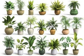 Obraz premium green plant isolated