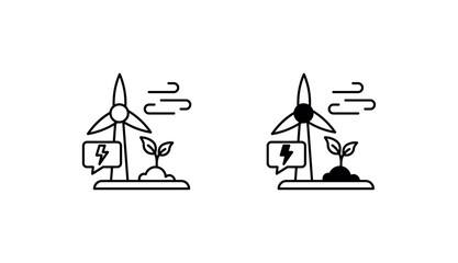 Energy icon design with white background stock illustration