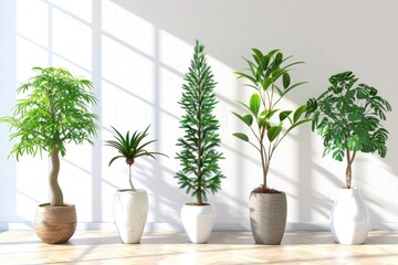Fototapeta premium green plant isolated 
