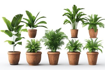 Obraz premium green plant isolated 