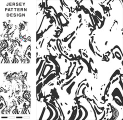 Abstract concept vector jersey pattern template for printing or sublimation sports uniforms football, volleyball, basketball, e-sports, cycling and fishing. Pattern jersey printing.
