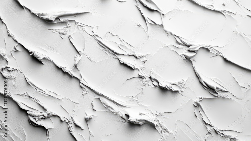 Poster textured white plaster wall surface with uneven and sculptural gypsum patterns abstract background f