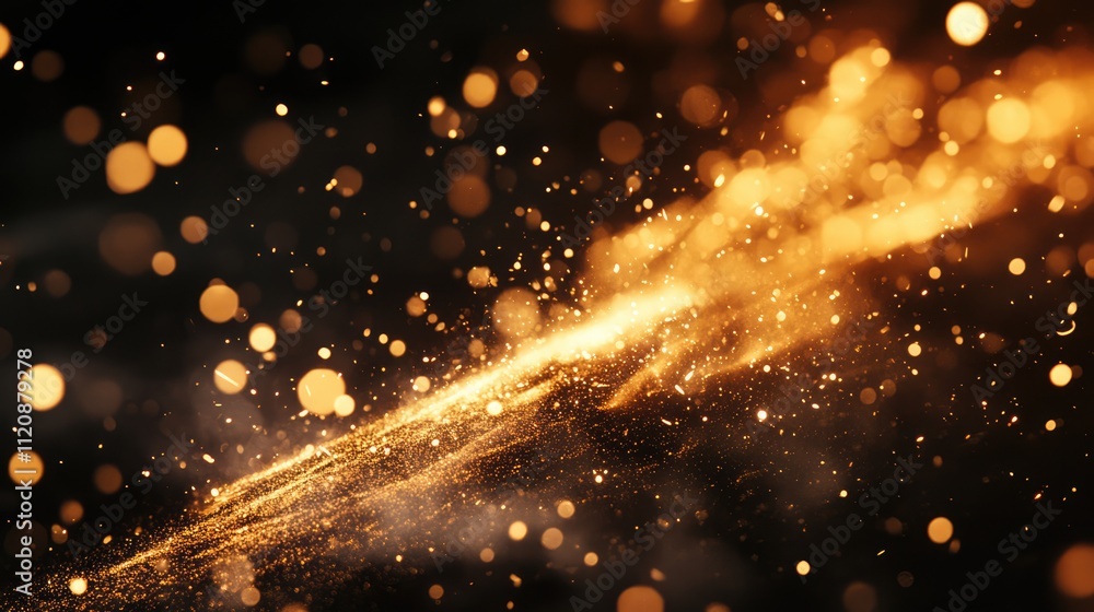 Poster oxygen torch creating bright sparks while cutting steel sheet with cnc gas cutting machine showcasin