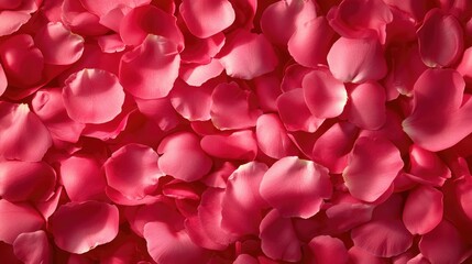 Vibrant pink peony flower petals creating a soft and romantic background texture suitable for floral designs and decorative purposes