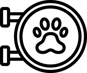 Animal Clinic Line Icon