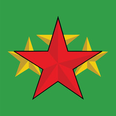 Christmas star vector illustration Adobe Illustrator Artwork