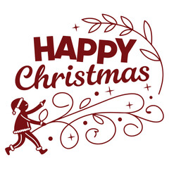 Happy Christmas Vector illustration