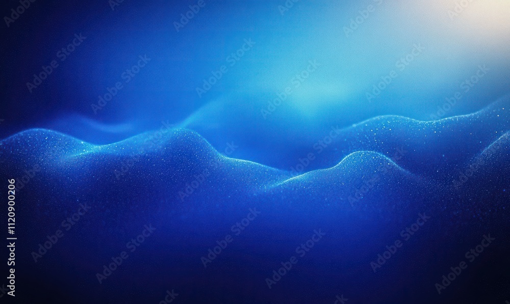Poster abstract background in deep blue hues with gradients soft focus light texture minimalistic design re