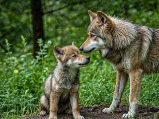 Fototapeta premium Wolf Cub 015
