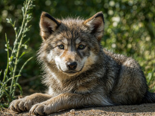 Fototapeta premium Wolf Cub 012