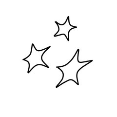 Obraz premium hand drawn Star icon