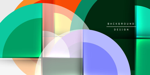 Obraz premium Target circle geometric abstract shapes. Vector Illustration For Wallpaper, Banner, Background, Card, Book Illustration, landing page