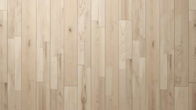 Realistic Light Wood Flooring Texture, Seamless Top View Background for Design Projects