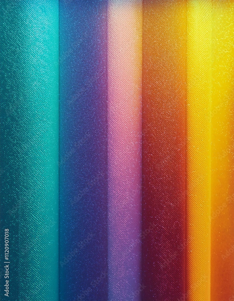 Poster joyful rainbow gradient background with twinkling glitter, suitable for creating a cheerful and fest