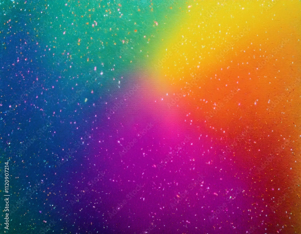 Poster whimsical gradient background with a speckled effect, ideal for adding a touch of magic and wonder